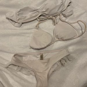 Well loved white bikini bundle